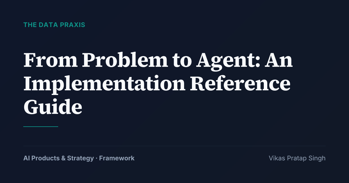 From Problem to Agent: An Implementation Reference Guide | The Data Praxis