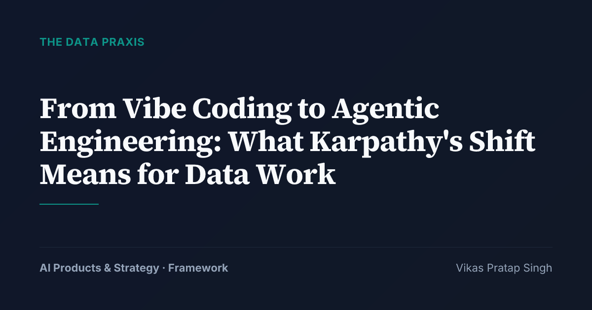 From Vibe Coding to Agentic Engineering: What Karpathy's Shift Means ...